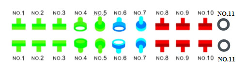 22 motors wheels location B type ( with film-removed device)